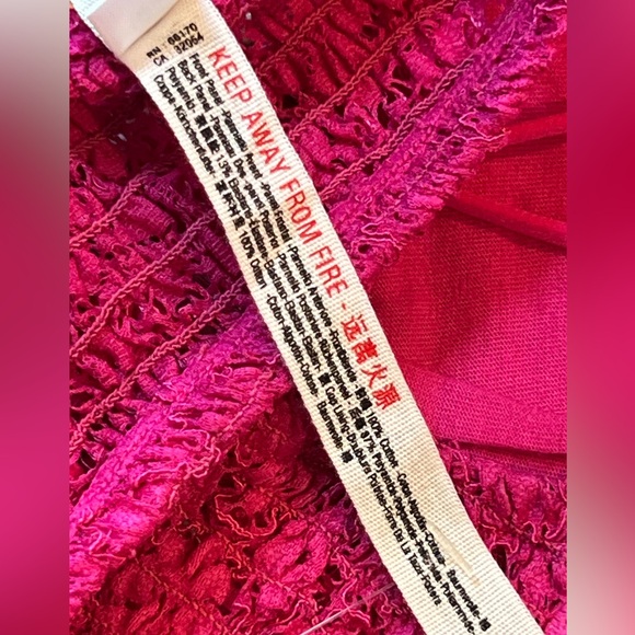 NWT 💘Free People MISS DAZIE floral lace crochet bralette MED Berry fuchsia pink - Picture 9 of 12